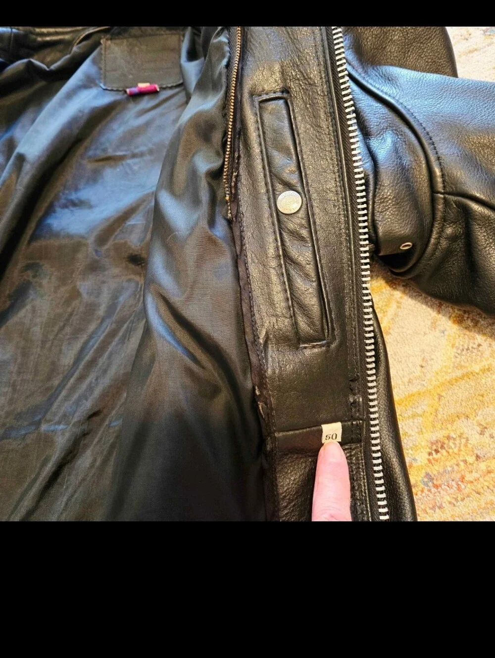 Mens Black Leather Jacket